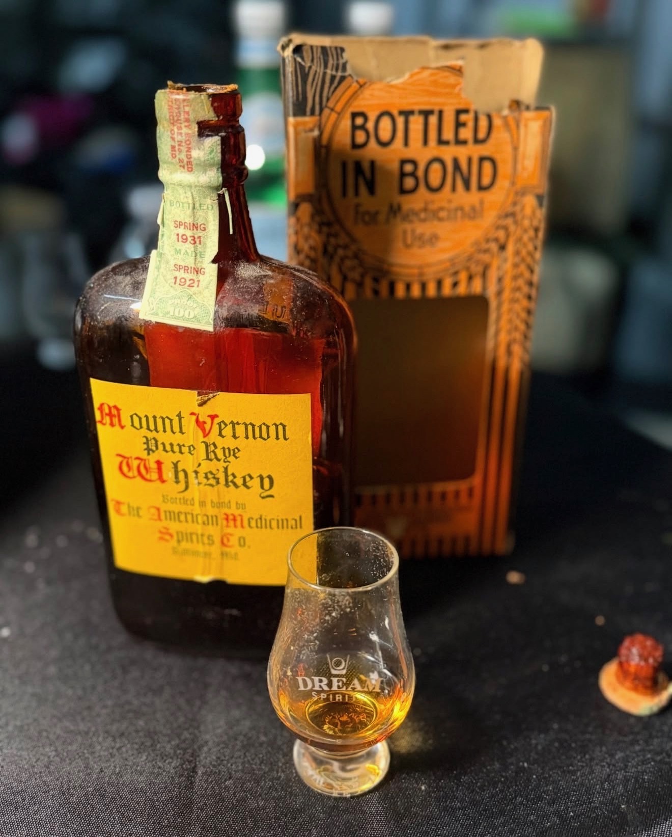 Rare bourbon bottles arranged for collection curation